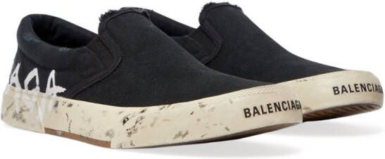Balenciaga Paris sneakers Zwart
