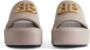 Balenciaga Rise slippers met logo Beige - Thumbnail 3