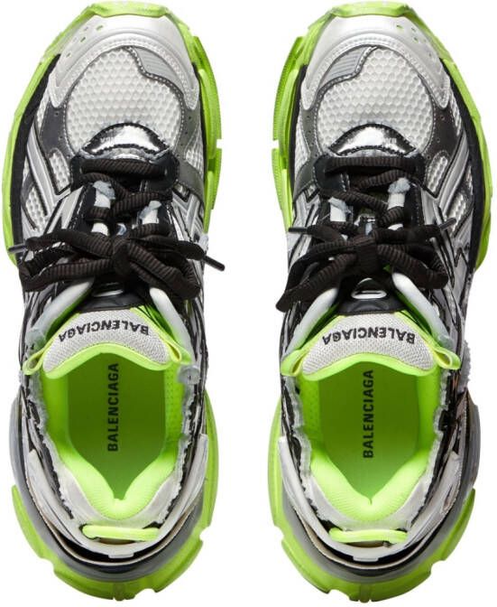 Balenciaga Runner lowtop sneakers Wit Schoenen.nl