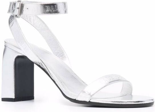 Balenciaga Sandalen met metallic afwerking Zilver