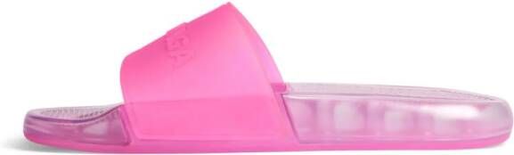 Balenciaga Slippers met logo Roze