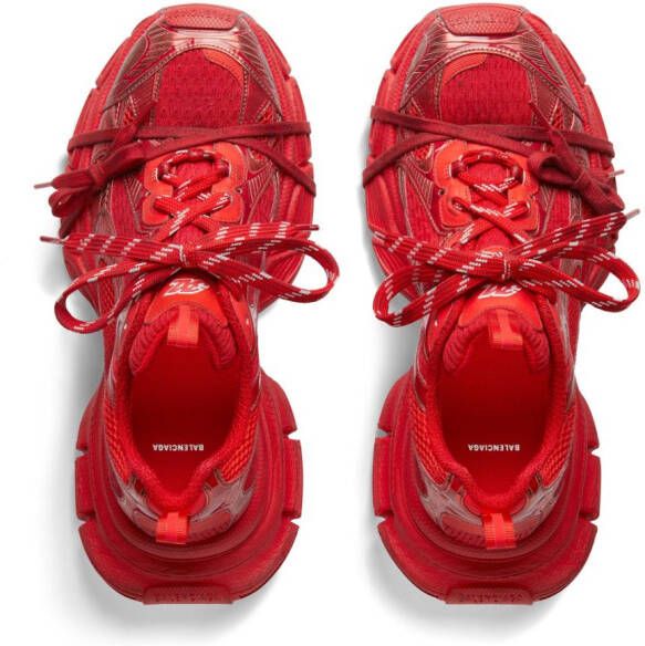 Balenciaga Sneakers met mesh vlak Rood