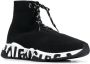 Balenciaga Soksneakers met veters Zwart - Thumbnail 2