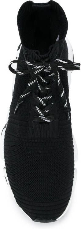 Balenciaga Soksneakers met veters Zwart