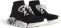 Balenciaga Speed 2.0 sneakers met graffitiprint Zwart - Thumbnail 2
