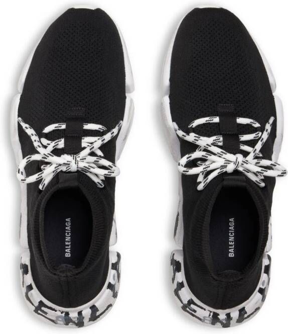 Balenciaga Speed 2.0 sneakers met graffitiprint Zwart