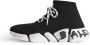 Balenciaga Speed 2.0 sneakers met graffitiprint Zwart - Thumbnail 5