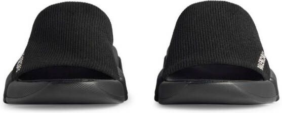 Balenciaga Speed 2.0 slippers met gesegmenteerde zool Zwart