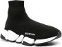 Balenciaga Speed 2.0 gebreide sneakers Zwart - Thumbnail 2