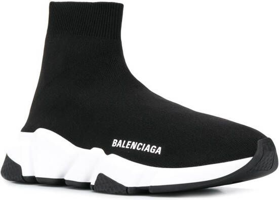 Balenciaga Speed gebreide sneakers Zwart