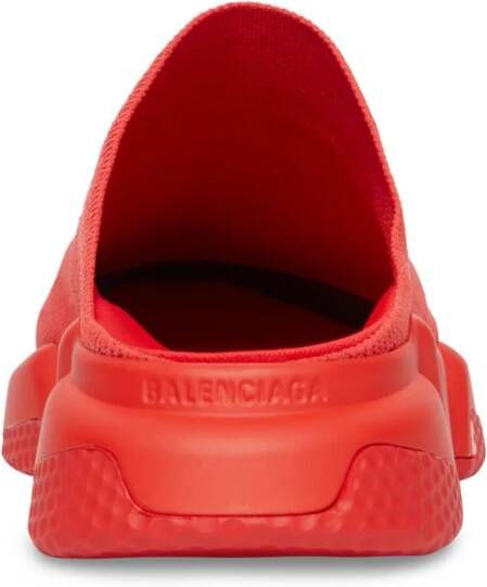Balenciaga Speed gebreide slip-on sneakers Rood