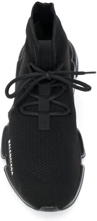 Balenciaga Speed gebreide sneakers Zwart