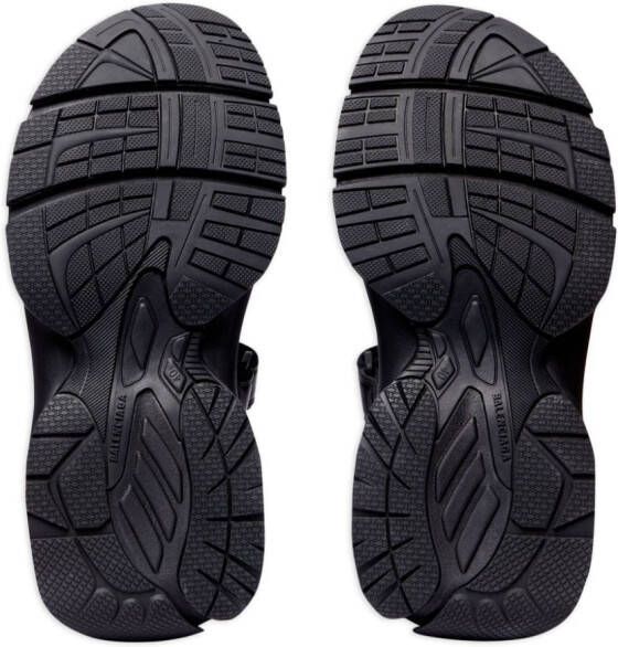 Balenciaga Tourist sandalen van imitatieleer Zwart