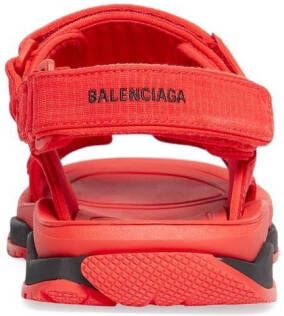 Balenciaga Tourist sandalen met klittenband Rood