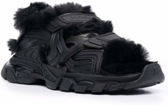 Balenciaga Track sandalen met klittenband Zwart