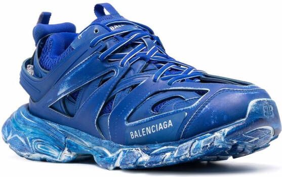 Balenciaga Track sneakers met vervaagd-effect Blauw