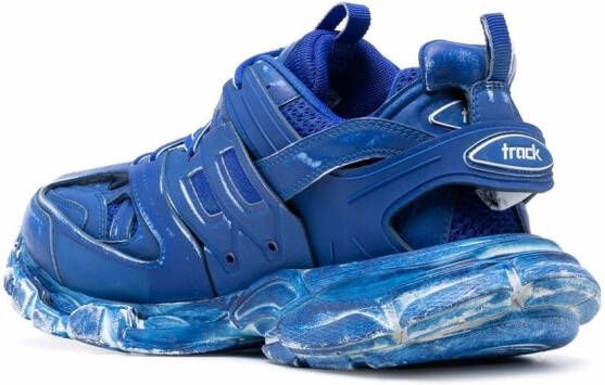 Balenciaga Track sneakers met vervaagd-effect Blauw