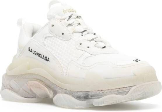 Balenciaga Triple S low-top sneakers Wit