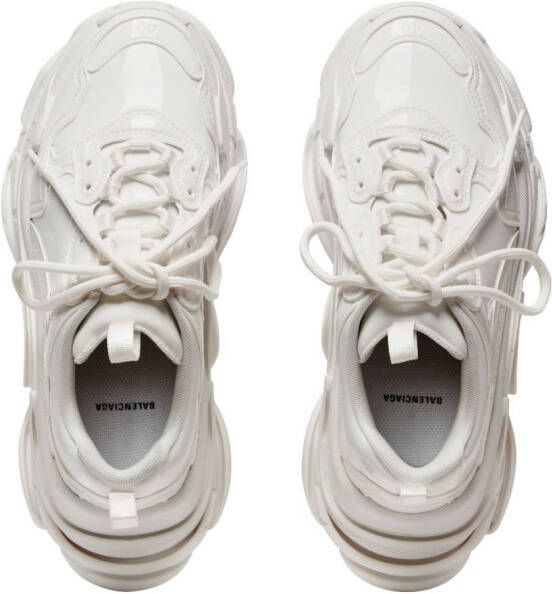 Balenciaga Triple S sneakers met gelakte afwerking Wit