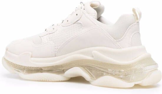 Balenciaga Triple S sneakers met doorzichtige zool Wit Schoenen