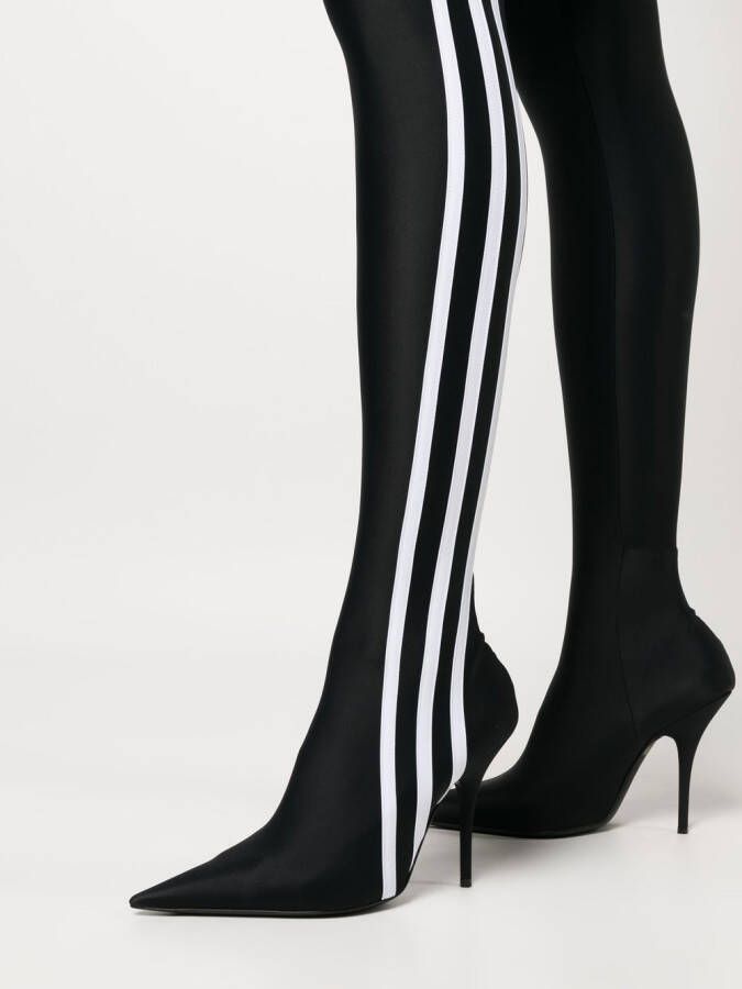 Balenciaga x adidas Pantalegging laarzen Zwart