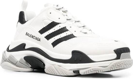 Balenciaga x adidas Triple S low-top sneakers Grijs