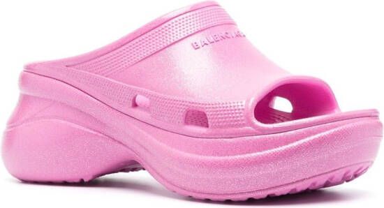 Balenciaga x Crocs Pool sandalen met plateauzool Roze