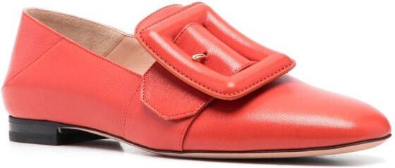 Bally Loafers met gesp Oranje