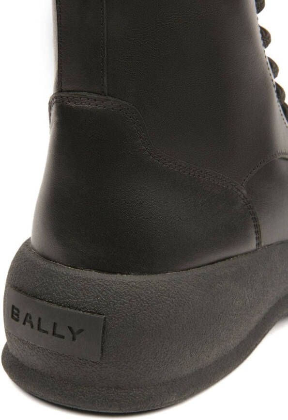 Bally Celsyo leren laarzen Zwart