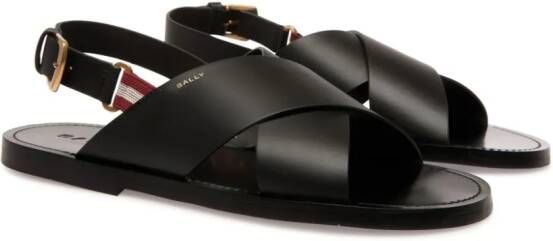 Bally Chateau leren sandalen Zwart