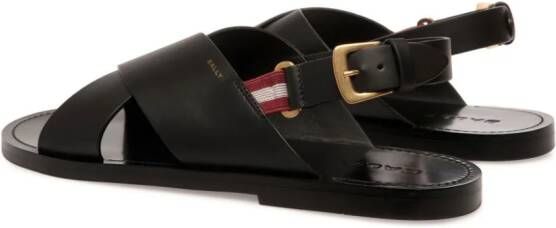 Bally Chateau leren sandalen Zwart