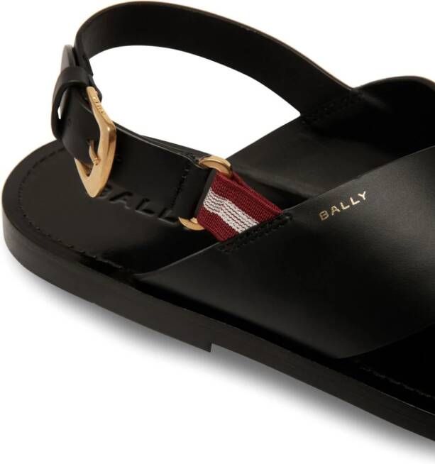 Bally Chateau leren sandalen Zwart