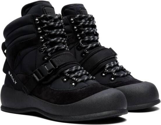 Bally Clyde snow boots met veters Zwart