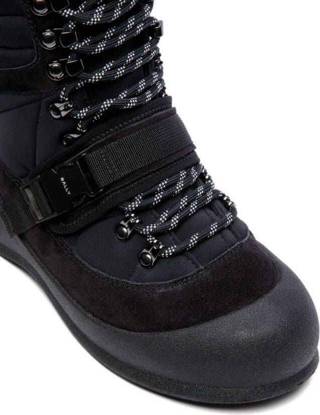 Bally Clyde snow boots met veters Zwart