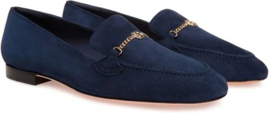 Bally Daily Emblem leren loafers Blauw