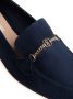 Bally Daily Emblem leren loafers Blauw - Thumbnail 4