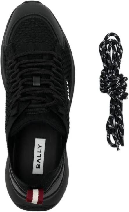 Bally Daryel sneakers met mesh vlak Zwart