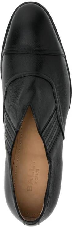 Bally Loafers met elastische vlakken Zwart