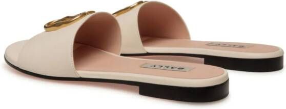 Bally Leren sandalen Beige