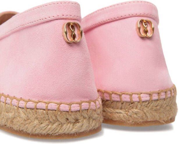 Bally Espadrilles met logoplakkaat Roze