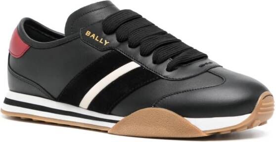 Bally Gestreepte sneakers Zwart