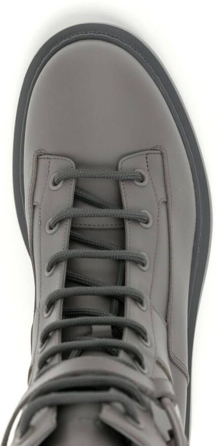 Bally Gioele leren laarzen Grijs