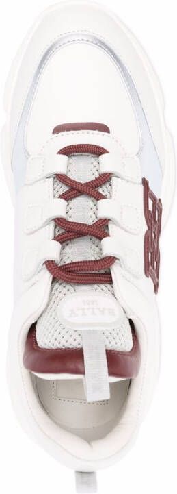 Bally Glick sneakers met plateauzool Wit