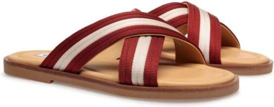 Bally Glide sandalen met bandjes Rood