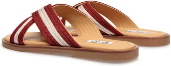 Bally Glide sandalen met bandjes Rood