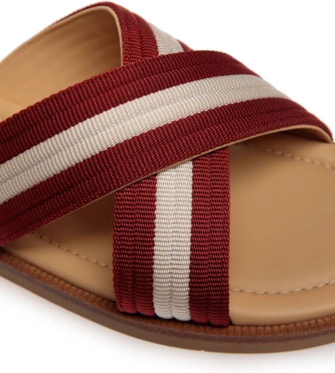 Bally Glide sandalen met bandjes Rood