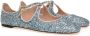 Bally Ballerina's verfraaid met glitters Blauw - Thumbnail 2