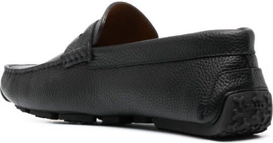 Bally Loafers met textuur Zwart