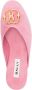 Bally Gylon leren slippers Roze - Thumbnail 4