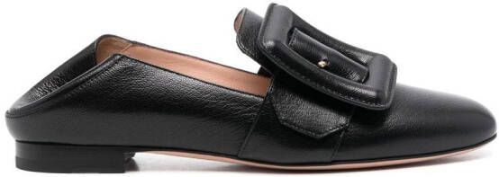 Bally Janelle loafers met gesp Zwart